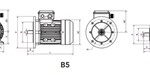 Moteur  MH2-63G2  0,25KW   3000 min-1  230/400V  B3